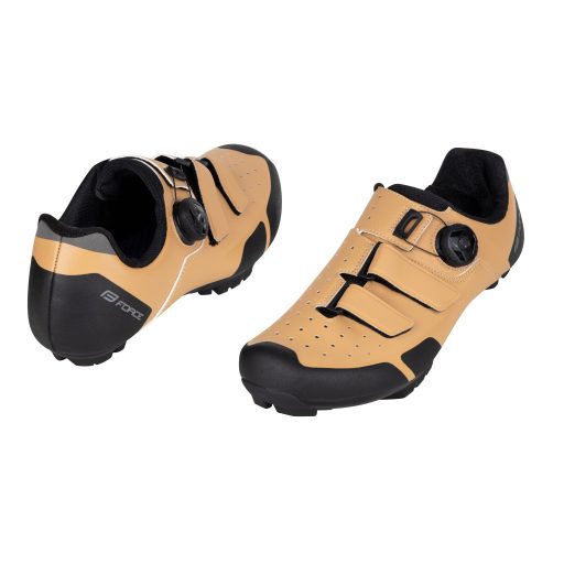 FORCE MTB REVO 2 kerékpáros cipő világosbarna