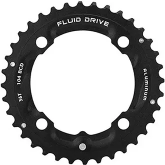   Sunrace CRMS66 4 furatos szimmetrikus lánctányér [104 mm, alumínium, 36]