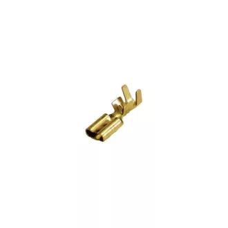   VILÁGÍTÁSVEZETÉKHEZ CSÚSZÓSARU HÜVELY - SÁRGARÉZ (4,8 MM) (10db/csomag)
