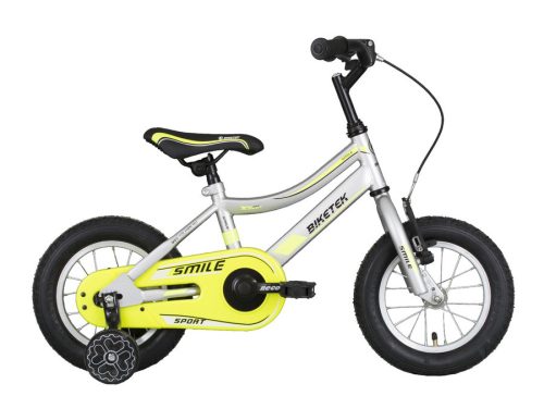 KOLIKEN 12" BIKETEK SMILE KERÉKPÁR EZÜST