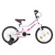 Koliken 16" BIKETEK SMILE KERÉKPÁR FEHÉR-PINK