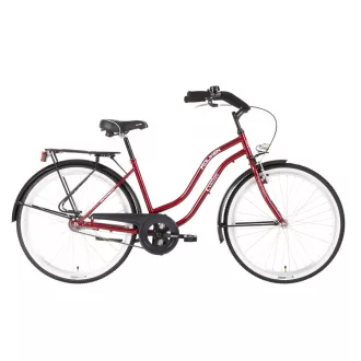 KOLIKEN CRUISER 26" KERÉKPÁR NŐI BORDÓ
