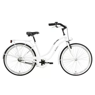 KOLIKEN CRUISER 26" KERÉKPÁR NŐI FEHÉR