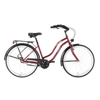 KOLIKEN CRUISER 26" KERÉKPÁR NŐI BORDÓ AGYVÁLTÓS