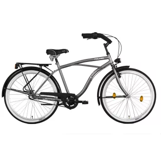   KOLIKEN CRUISER 26" KERÉKPÁR FÉRFI, GRAFIT, N3 AGYVÁLTÓS