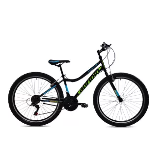   Capriolo Diavolo 600 26" gyermek MTB kerékpár 14" Fekete-Zöld