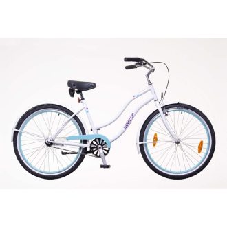   Neuzer Cruiser Sunset Kontrás 26" női fehér/pöttyös