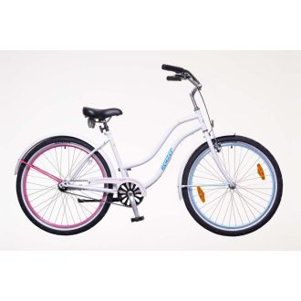   Neuzer Cruiser Sunset Kontrás 26" női fehér/pillangós