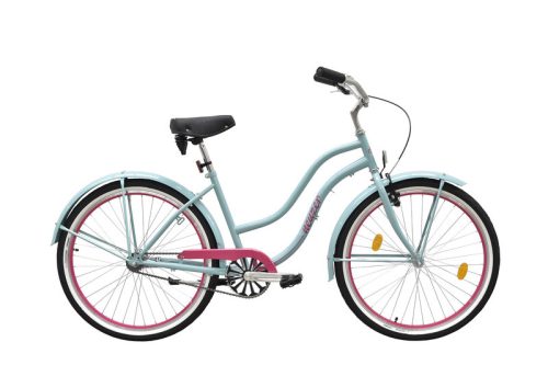 Neuzer Cruiser Sunset Kontrás 26" női celeste/pink