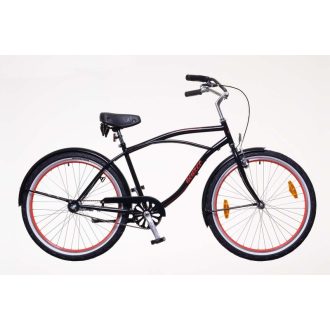 Neuzer Cruiser Sunset Kontrás 26" férfi fekete/piros