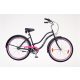 Neuzer Cruiser Miami Agyváltós 26" női matt fekete/magenta