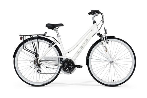 KRP M-BIKE T_BIKE 9.1 NŐI,SELYEM fehér/világoskék, 40cm, 28"