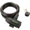Lakat BIKEFUN SCUTUM 2 spirál 10x1200 mm, tartóval - L4046-10-1200
