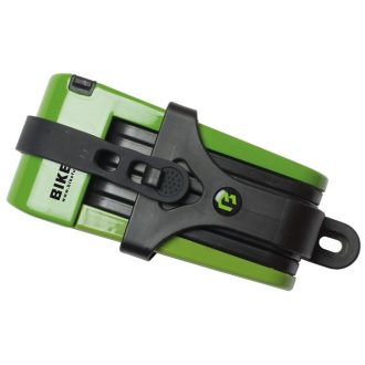   Lakat BIKEFUN X-SAFE folding 70 cm, tartóval, zöld - X-1-GR
